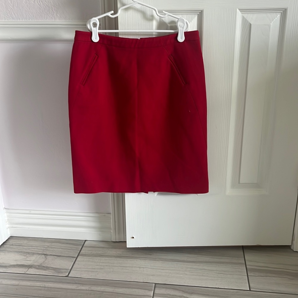 Red Pencil Skirt